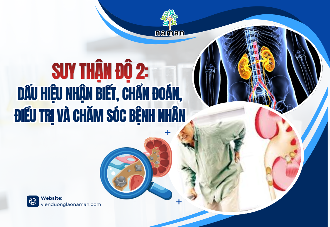 Suy thận độ 2: Dấu hiệu nhận biết, chẩn đoán, điều trị và chăm sóc bệnh nhân